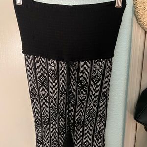 S Papaya strapless black dress